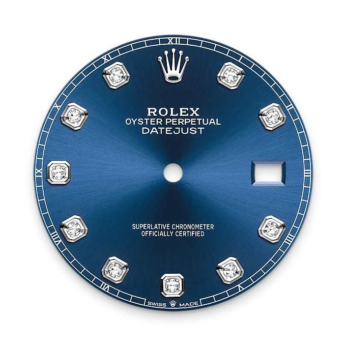 rolex Datejust in White Rolesor - combination of Oystersteel and white gold, M126334-0016 - Henne Jewelers
