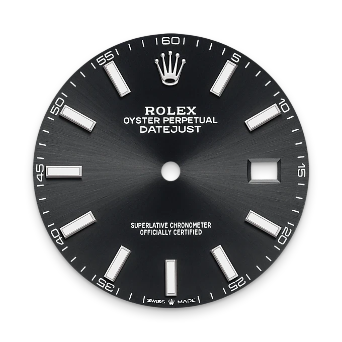 rolex Datejust in White Rolesor - combination of Oystersteel and white gold, M126334-0018 - Henne Jewelers