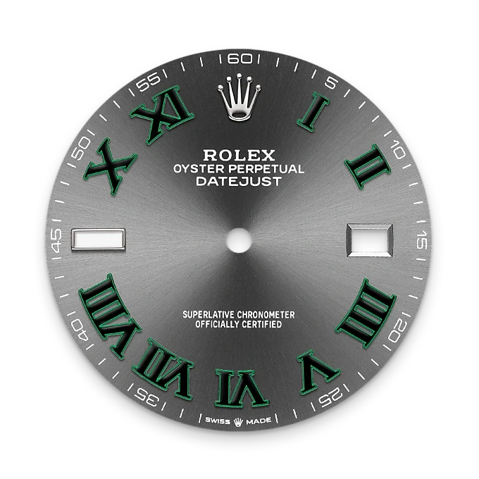 rolex Datejust in White Rolesor - combination of Oystersteel and white gold, M126334-0021 - Henne Jewelers