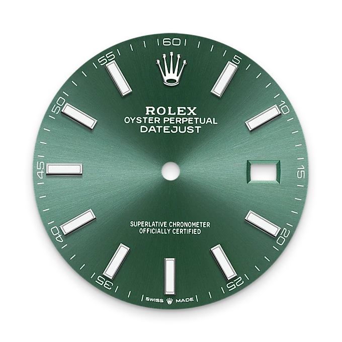 rolex Datejust in White Rolesor - combination of Oystersteel and white gold, M126334-0028 - Henne Jewelers