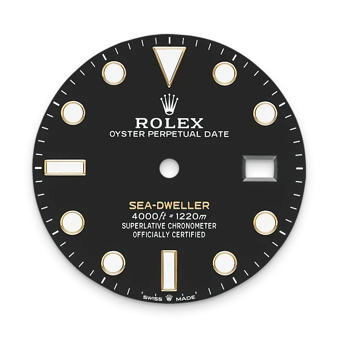Rolex Black Dial-Yellow Rolesor-M126603-0001