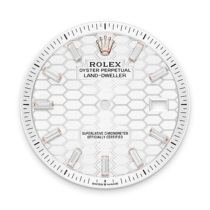 rolex Land-Dweller in 18 ct Everose gold, M127385TBR-0003 - Henne Jewelers
