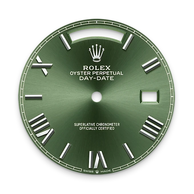 Rolex Olive-Green Dial-White Gold-M228239-0033