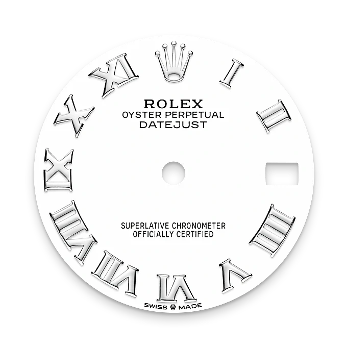 rolex Datejust in White Rolesor - combination of Oystersteel and white gold, M278274-0010 - Henne Jewelers