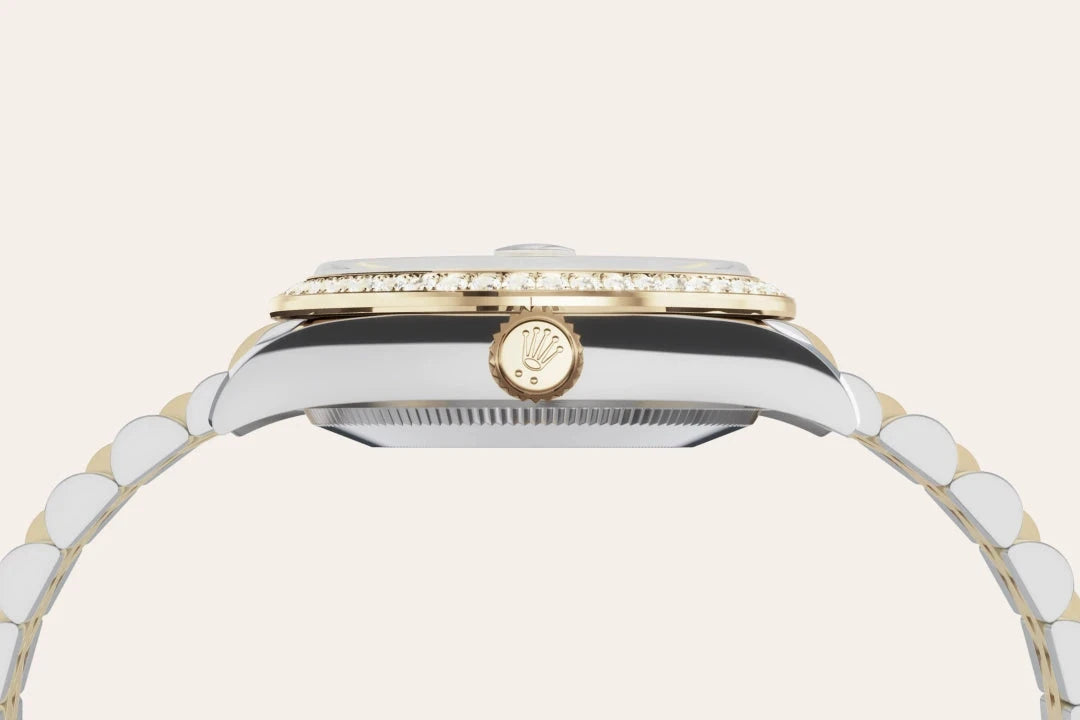 rolex Datejust in Yellow Rolesor - combination of Oystersteel and yellow gold, M278383RBR-0028 - Henne Jewelers