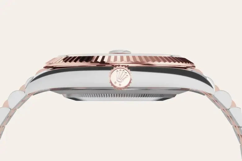 rolex Datejust in Everose Rolesor - combination of Oystersteel and Everose gold, M126331-0002 - Henne Jewelers