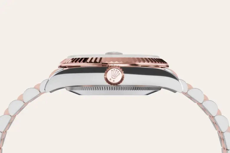 rolex Datejust in Everose Rolesor - combination of Oystersteel and Everose gold, M278271-0004 - Henne Jewelers