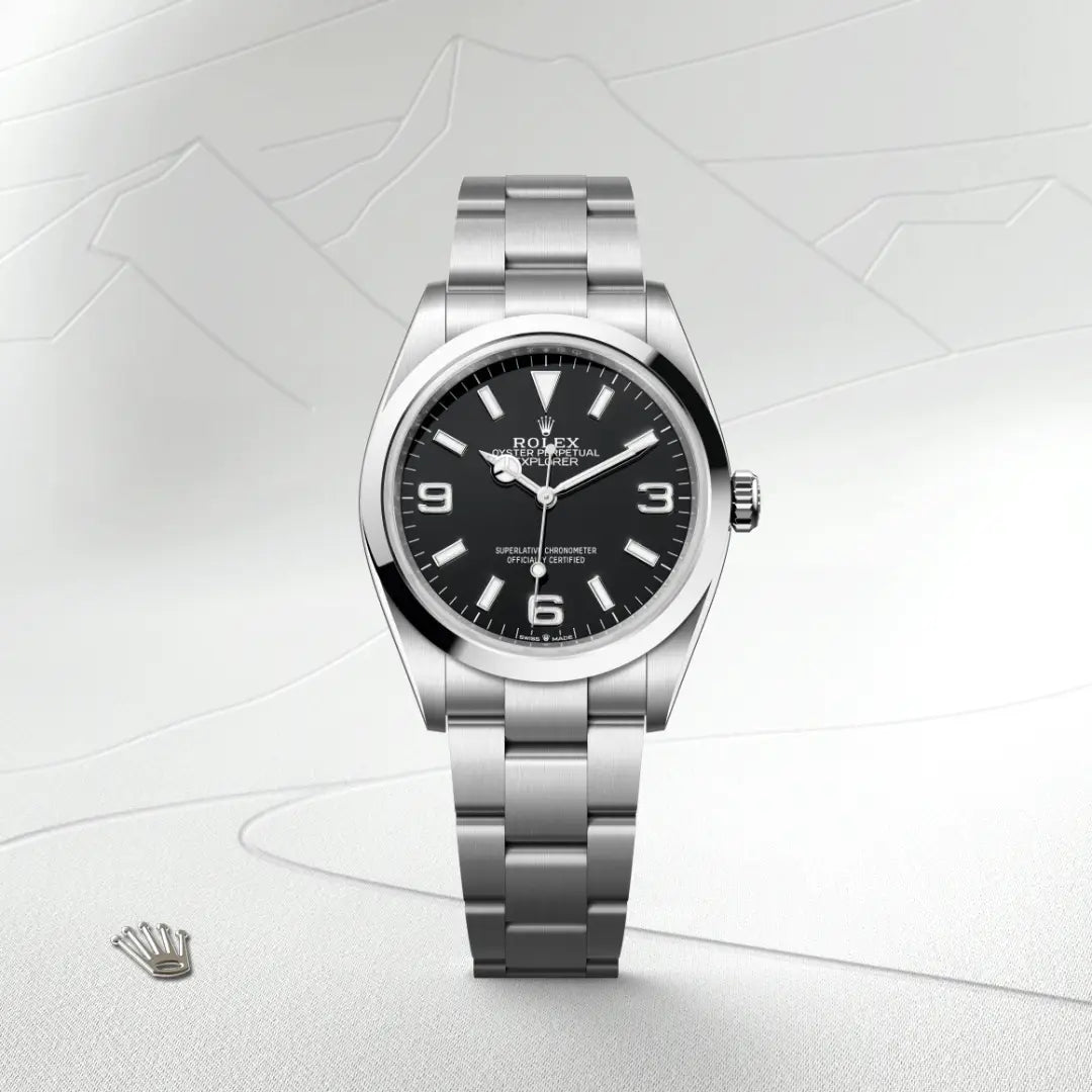 rolex Explorer in Oystersteel, M124270-0001 - Henne Jewelers