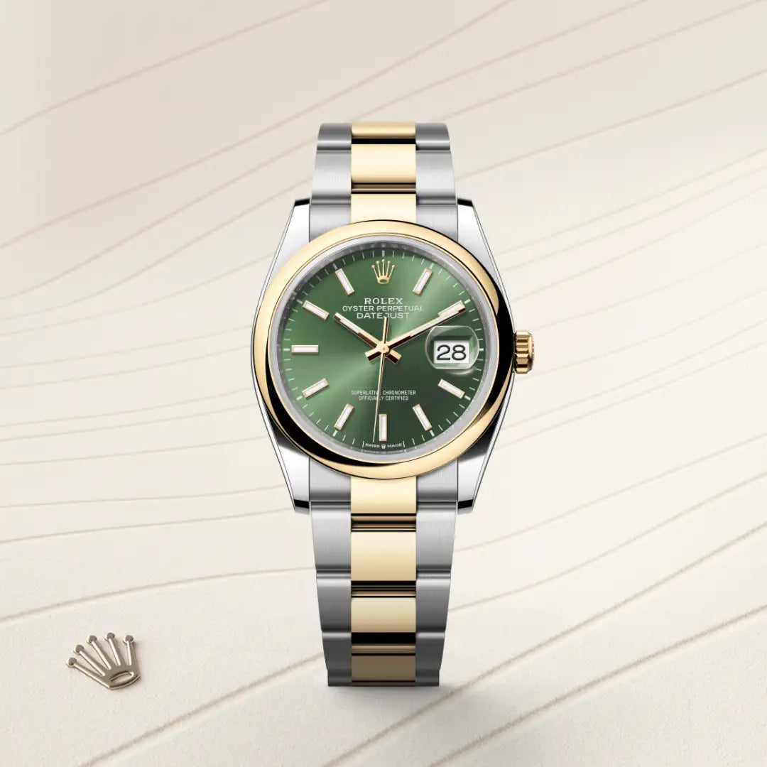 rolex Datejust in Yellow Rolesor - combination of Oystersteel and yellow gold, M126203-0058 - Henne Jewelers