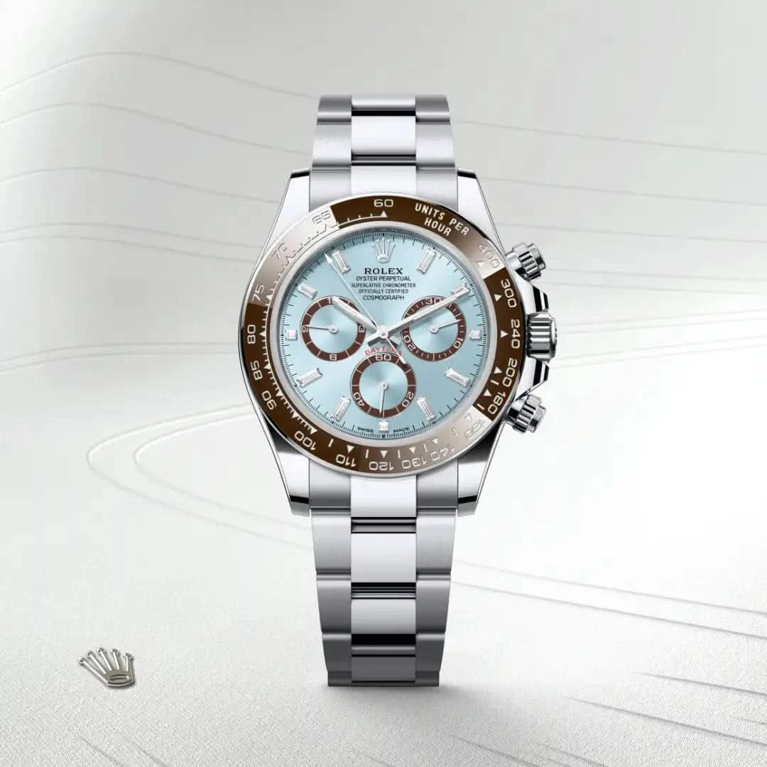 rolex cosmograph daytona in platinum, M126506-0002 - henne jewelers