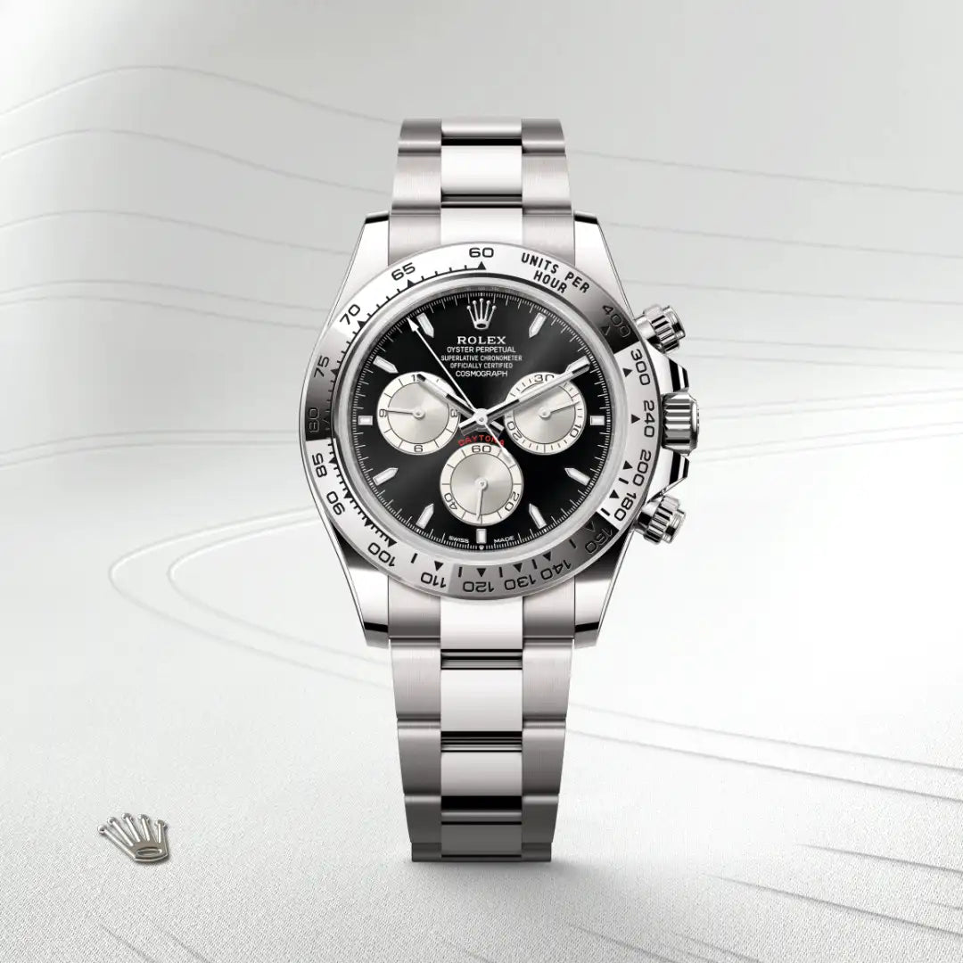 rolex Cosmograph Daytona in 18 kt white gold, M126509-0001 - Henne Jewelers