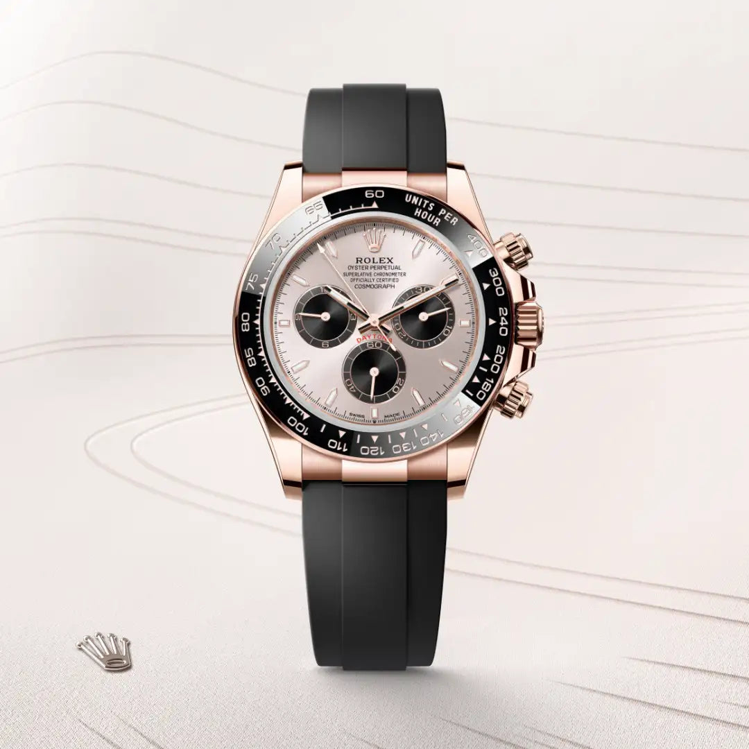 rolex Cosmograph Daytona in 18 kt Everose gold, M126515LN-0006 - Henne Jewelers