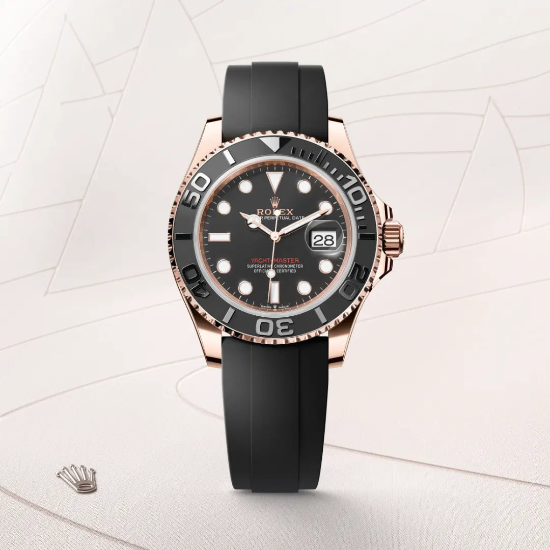 rolex Yacht-Master in 18 kt Everose gold, M126655-0002 - Henne Jewelers