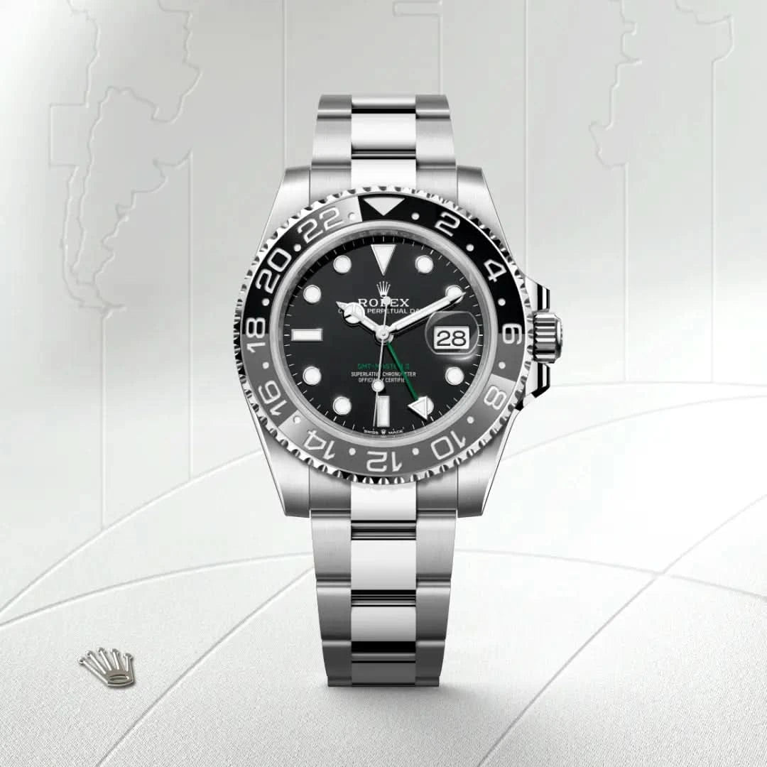 rolex gmt-master ii in oystersteel, M126710GRNR-0004 - henne jewelers