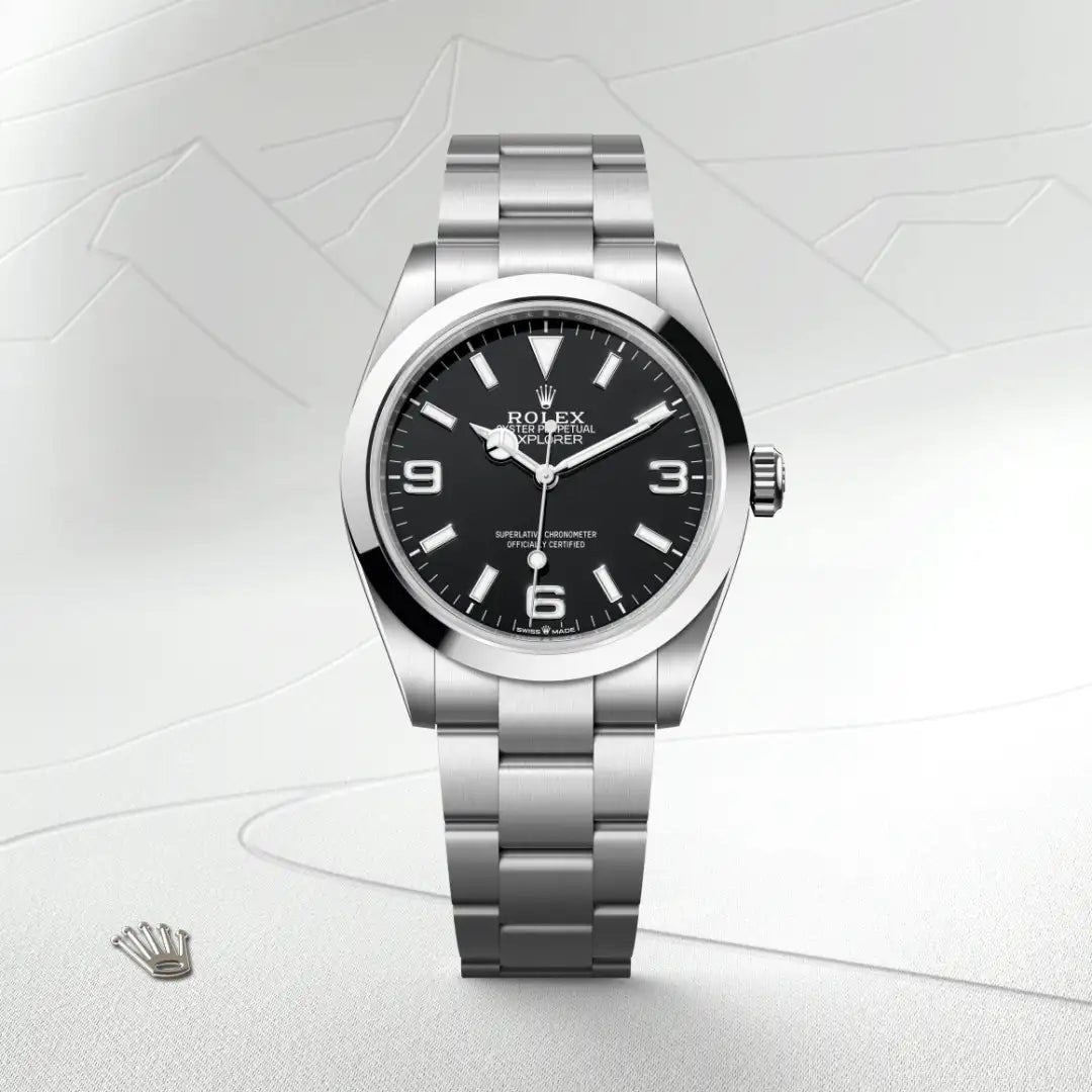 rolex Explorer in Oystersteel, M224270-0001 - Henne Jewelers