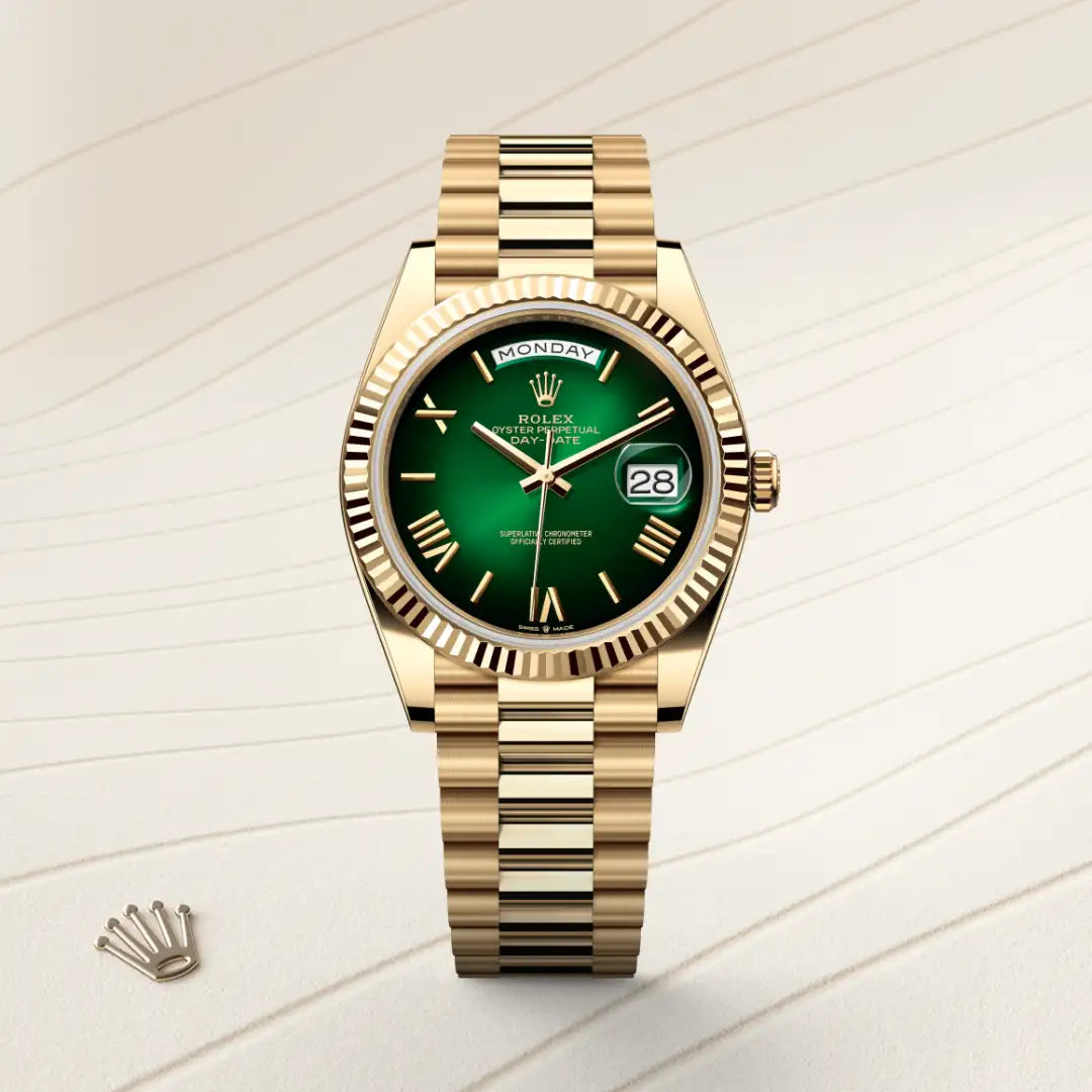 rolex Day-Date in 18 kt yellow gold, M228238-0069 - Henne Jewelers