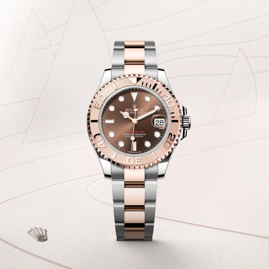 rolex Yacht-Master in Everose Rolesor - combination of Oystersteel and Everose gold, M268621-0003 - Henne Jewelers
