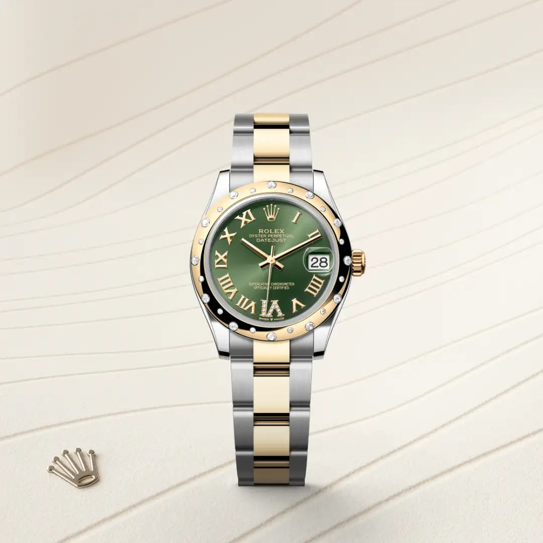 rolex Datejust in Yellow Rolesor - combination of Oystersteel and yellow gold, M278343RBR-0015 - Henne Jewelers