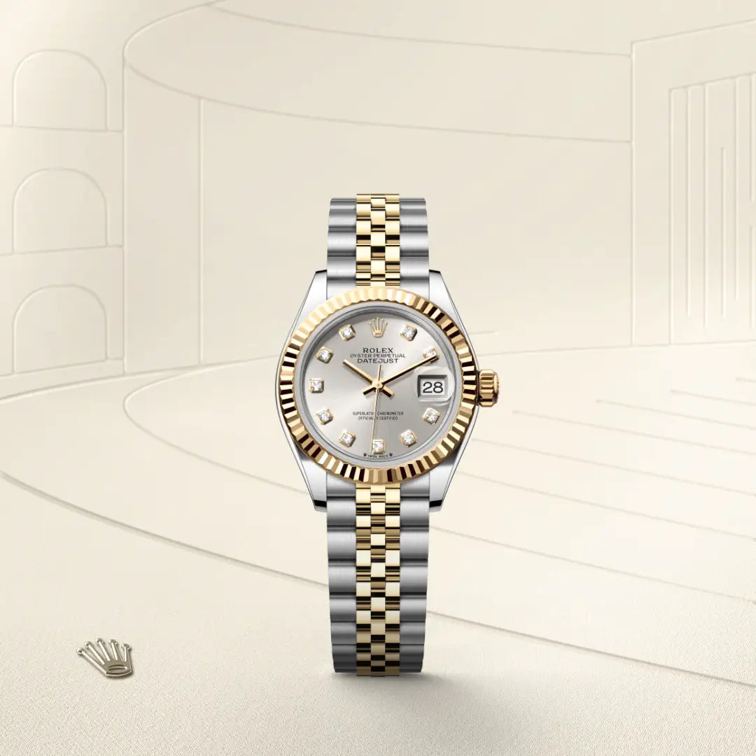 rolex Lady-Datejust in Yellow Rolesor - combination of Oystersteel and yellow gold, M279173-0007 - Henne Jewelers
