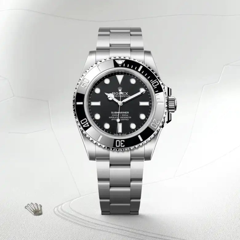 rolex Submariner in Oystersteel, M124060-0001 - Henne Jewelers