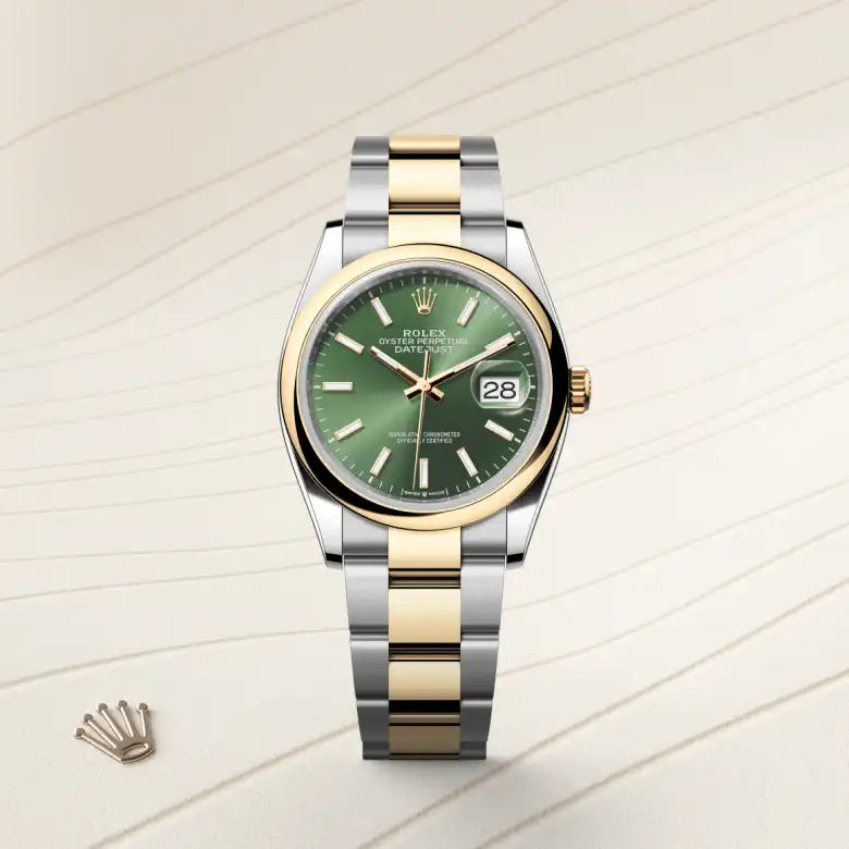 rolex Datejust in Yellow Rolesor - combination of Oystersteel and yellow gold, M126203-0058 - Henne Jewelers