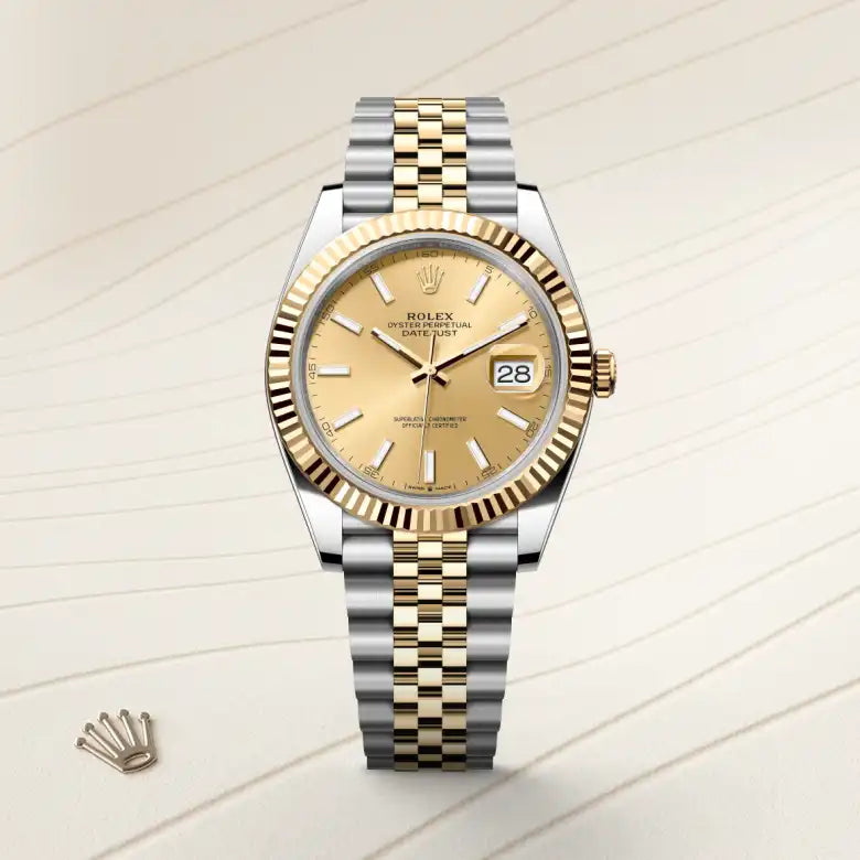 rolex Datejust in Yellow Rolesor - combination of Oystersteel and yellow gold, M126333-0010 - Henne Jewelers