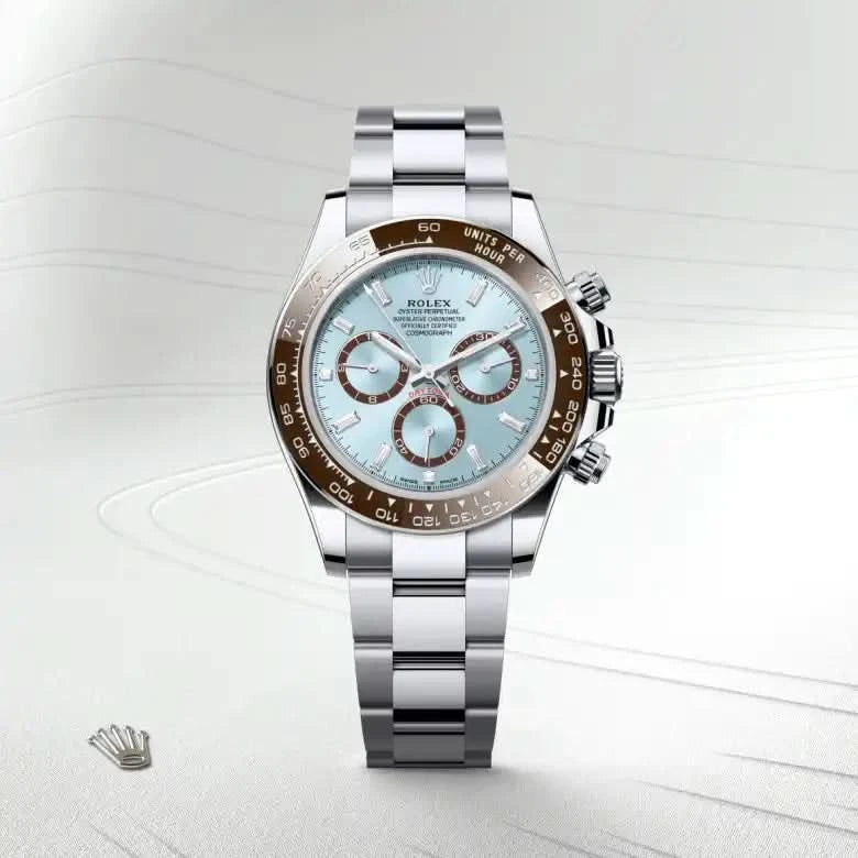 rolex cosmograph daytona in platinum, M126506-0002 - henne jewelers