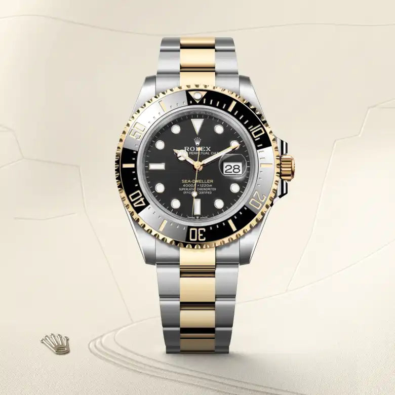 rolex Sea-Dweller in Yellow Rolesor - combination of Oystersteel and yellow gold, M126603-0001 - Henne Jewelers