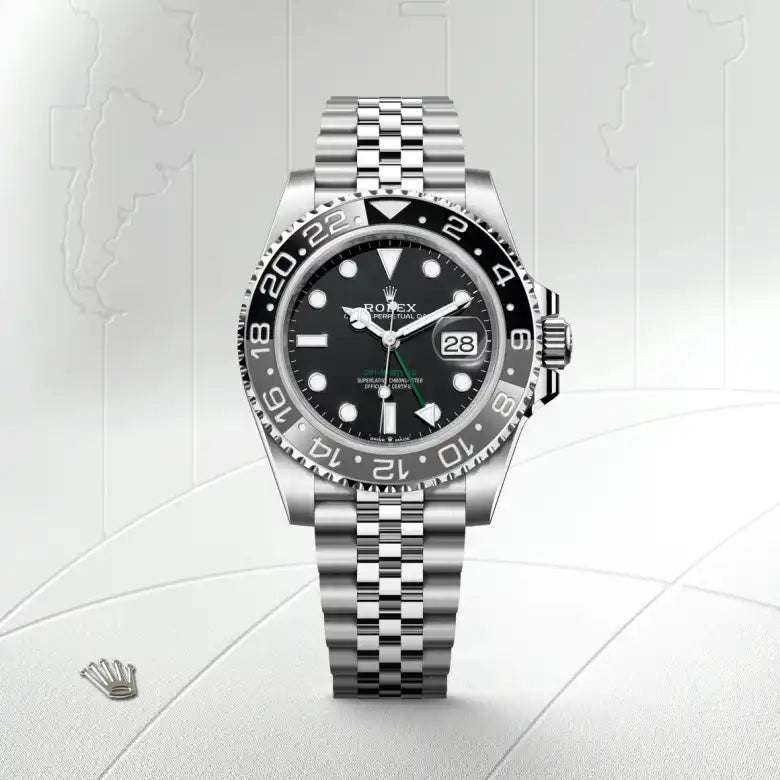 rolex GMT-Master II in Oystersteel, M126710GRNR-0003 - Henne Jewelers
