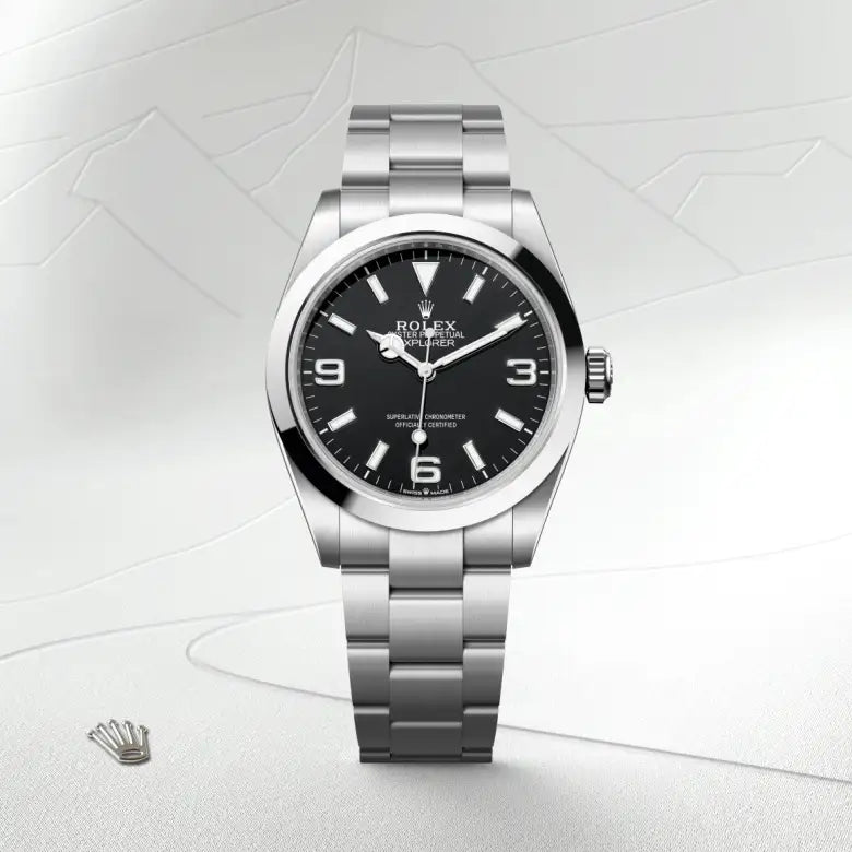 rolex Explorer in Oystersteel, M224270-0001 - Henne Jewelers