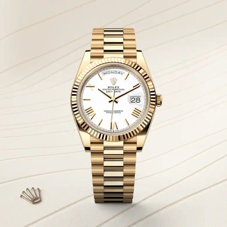 rolex Day-Date in 18 kt yellow gold, M228238-0042 - Henne Jewelers