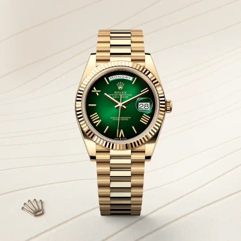 rolex Day-Date in 18 kt yellow gold, M228238-0069 - Henne Jewelers