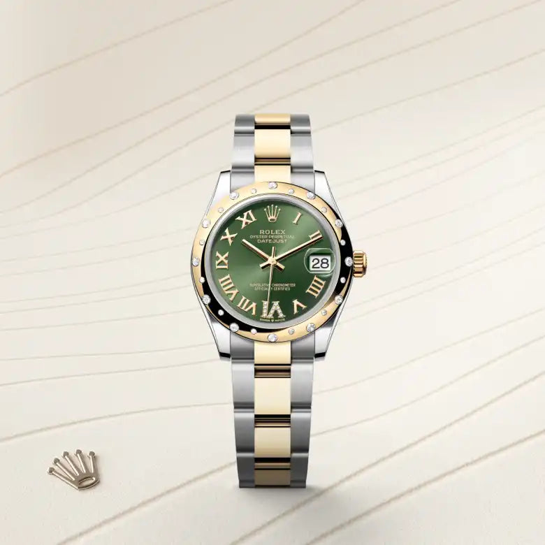 rolex Datejust in Yellow Rolesor - combination of Oystersteel and yellow gold, M278343RBR-0015 - Henne Jewelers