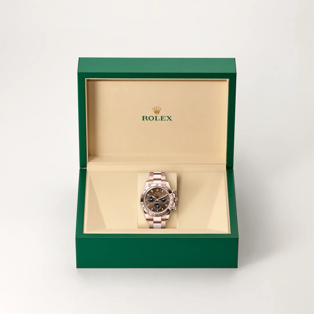 rolex Cosmograph Daytona in 18 kt Everose gold, M126505-0005 - Henne Jewelers