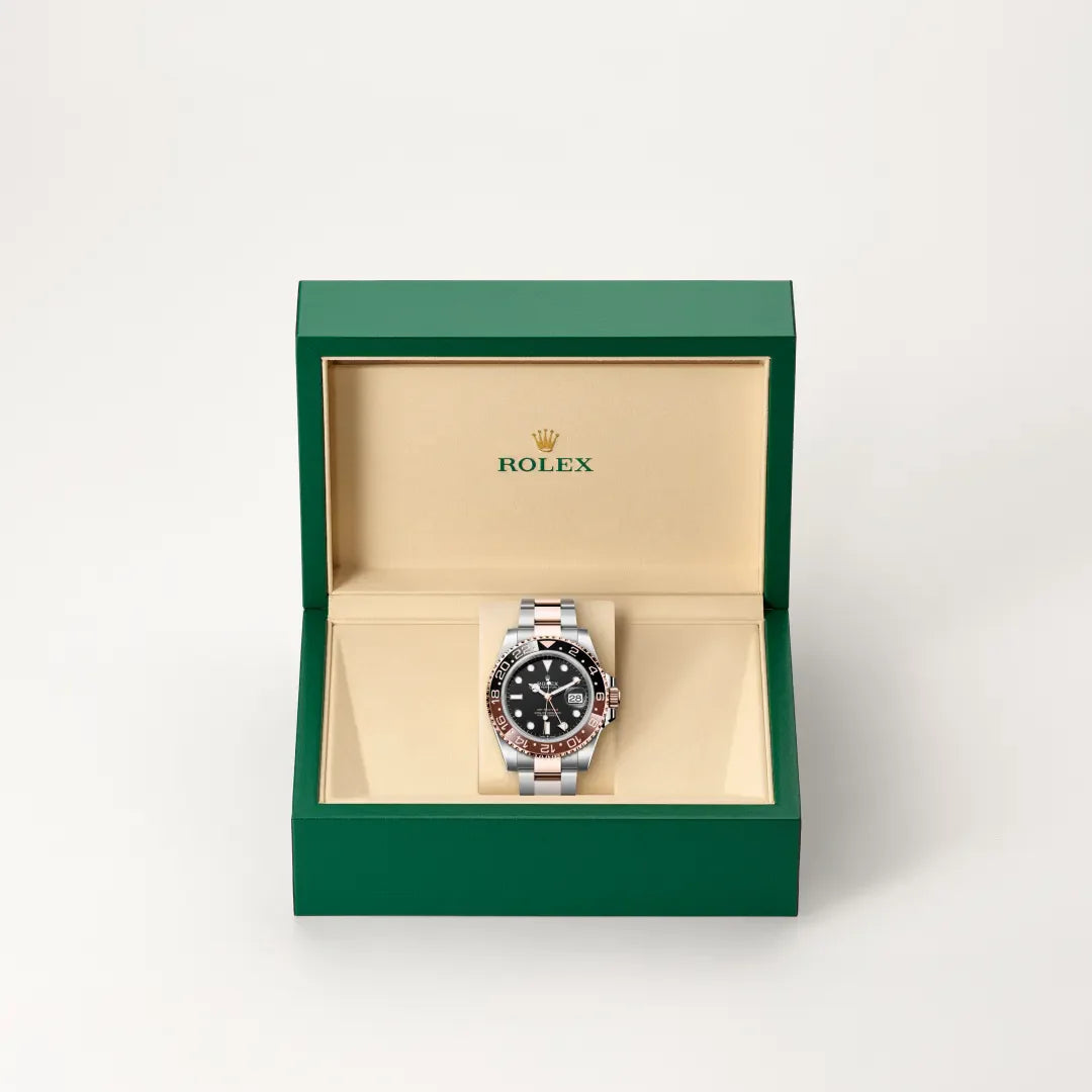 rolex GMT-Master II in Everose Rolesor - combination of Oystersteel and Everose gold, M126711CHNR-0002 - Henne Jewelers