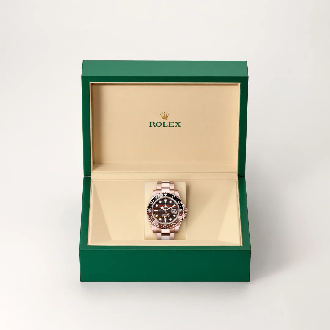 rolex GMT-Master II in 18 kt Everose gold, M126715CHNR-0002 - Henne Jewelers