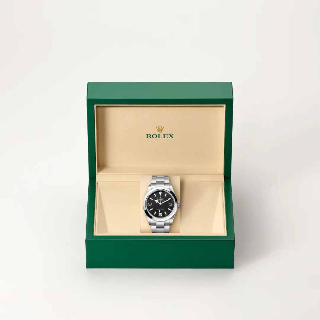 rolex Explorer in Oystersteel, M224270-0001 - Henne Jewelers
