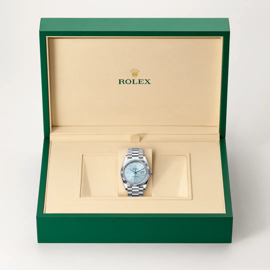 rolex Day-Date in Platinum, M228236-0018 - Henne Jewelers
