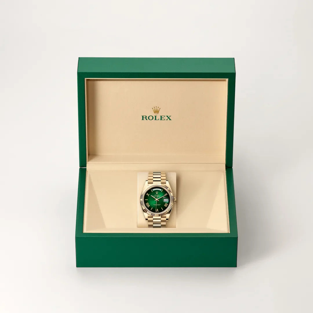 rolex Day-Date in 18 kt yellow gold, M228238-0069 - Henne Jewelers