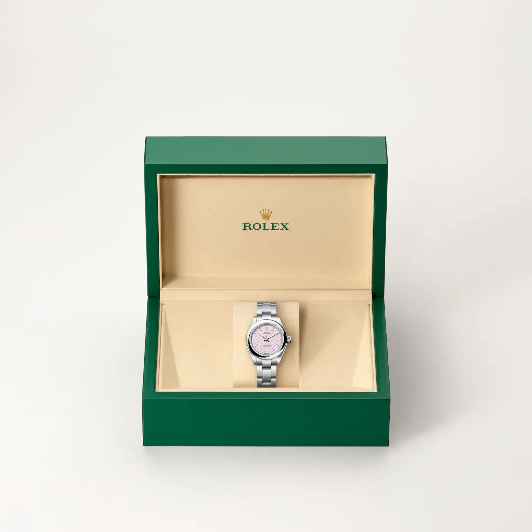 rolex Oyster Perpetual in Oystersteel, M276200-0009 - Henne Jewelers