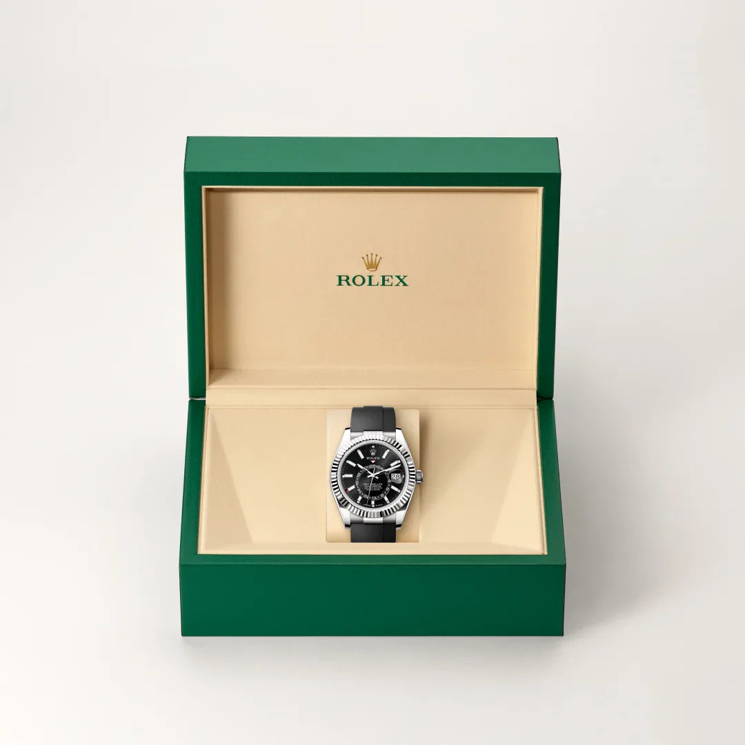 rolex Sky-Dweller in 18 kt white gold, M336239-0002 - Henne Jewelers