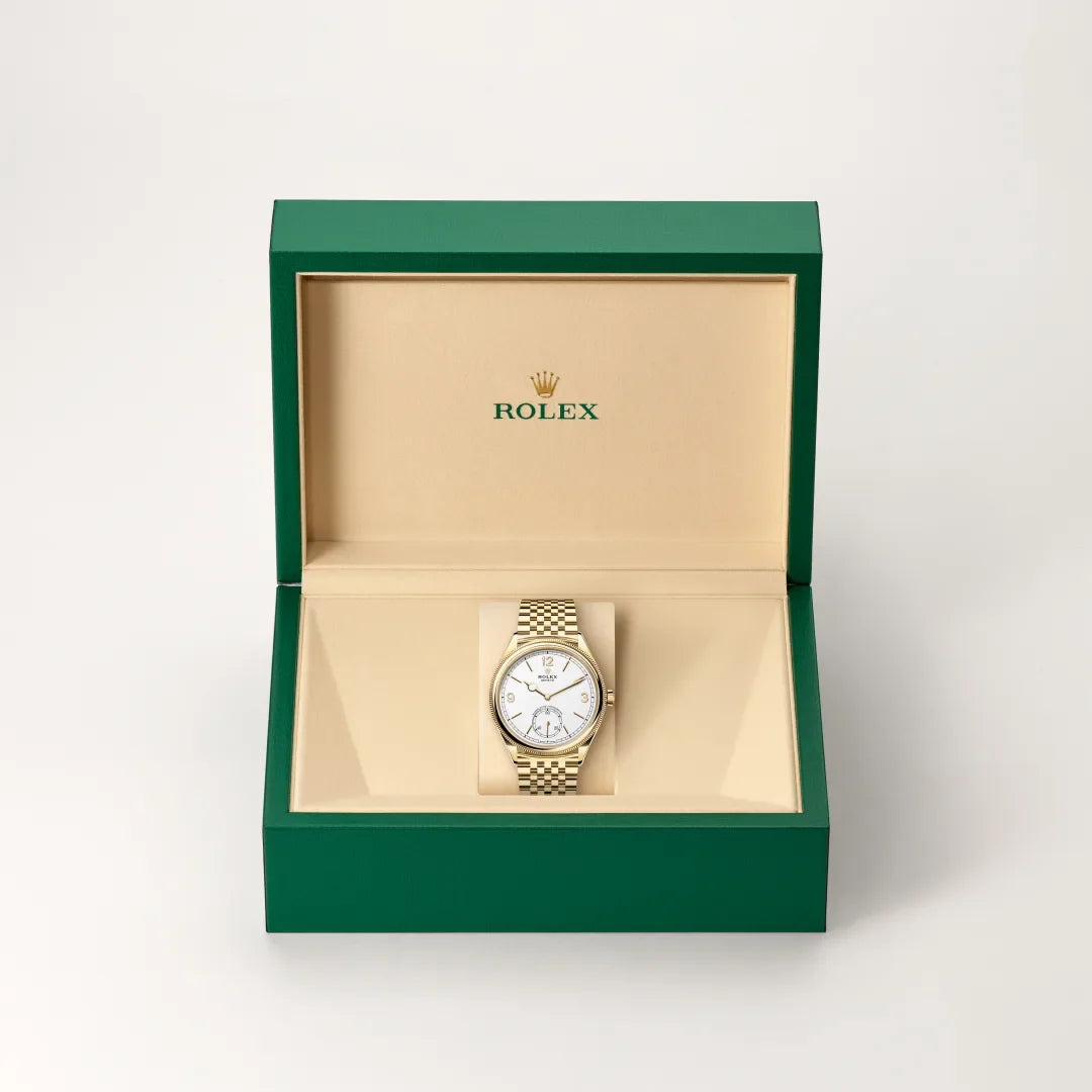 rolex 1908 in 18 kt yellow gold, M52508-0008 - Henne Jewelers