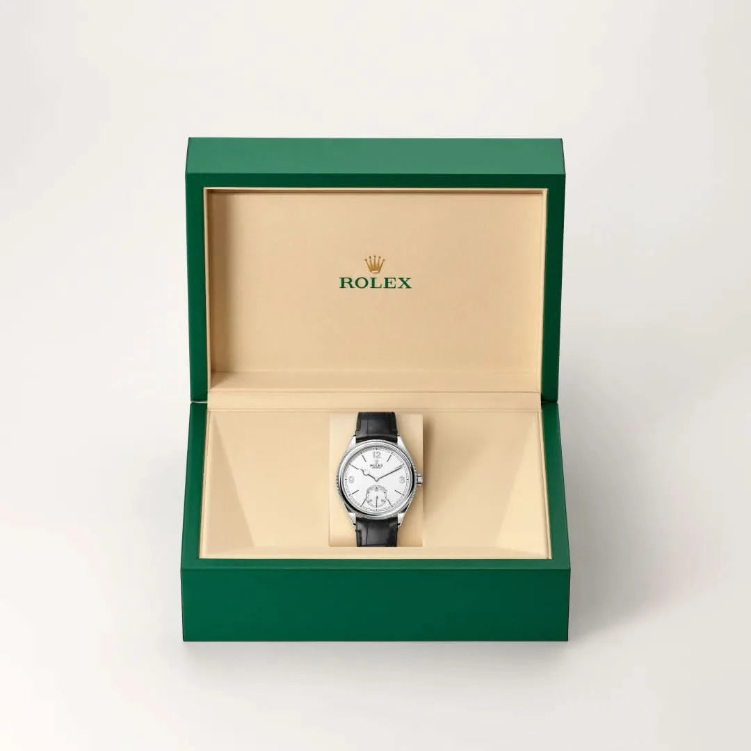 rolex 1908 in 18 ct white gold, M52509-0005 - henne jewelers