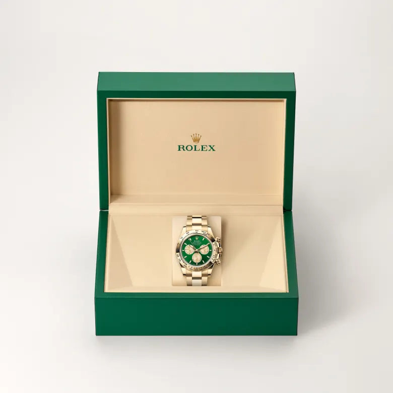 rolex Cosmograph Daytona in 18 kt yellow gold, M126508-0008 - Henne Jewelers