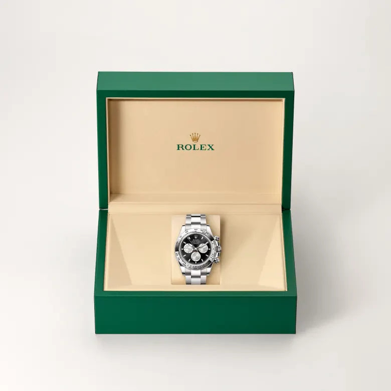 rolex Cosmograph Daytona in 18 kt white gold, M126509-0001 - Henne Jewelers