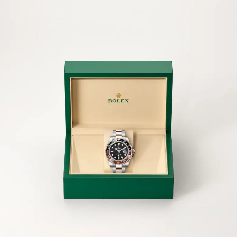 rolex GMT-Master II in Everose Rolesor - combination of Oystersteel and Everose gold, M126711CHNR-0002 - Henne Jewelers