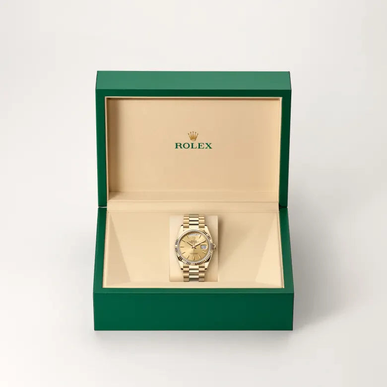 rolex Day-Date in 18 kt yellow gold, M128238-0045 - Henne Jewelers