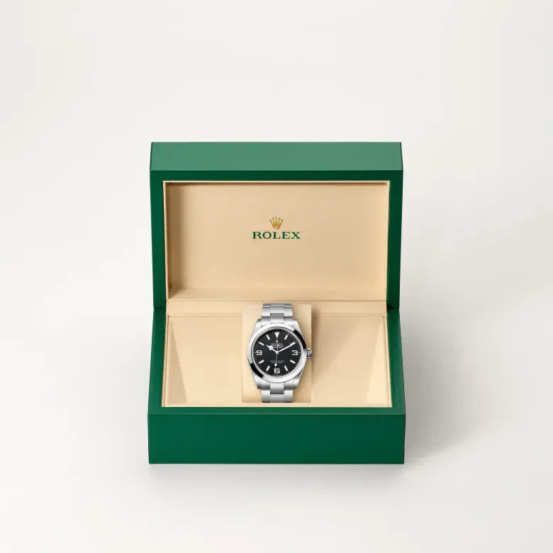 rolex Explorer in Oystersteel, M224270-0001 - Henne Jewelers