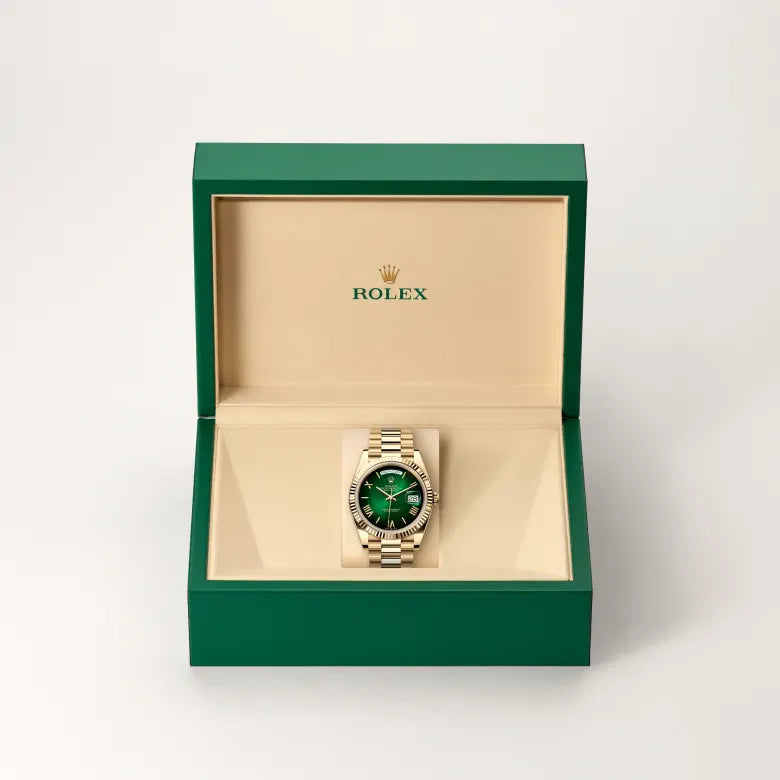rolex Day-Date in 18 kt yellow gold, M228238-0069 - Henne Jewelers