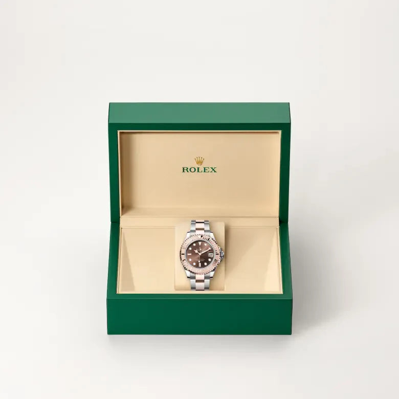 rolex Yacht-Master in Everose Rolesor - combination of Oystersteel and Everose gold, M268621-0003 - Henne Jewelers